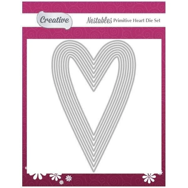 

Primitive Heart Die Set Metal Cutting Dies Craft Embossing Make Paper Greeting Card Making Template Diy Handmade 2022 New