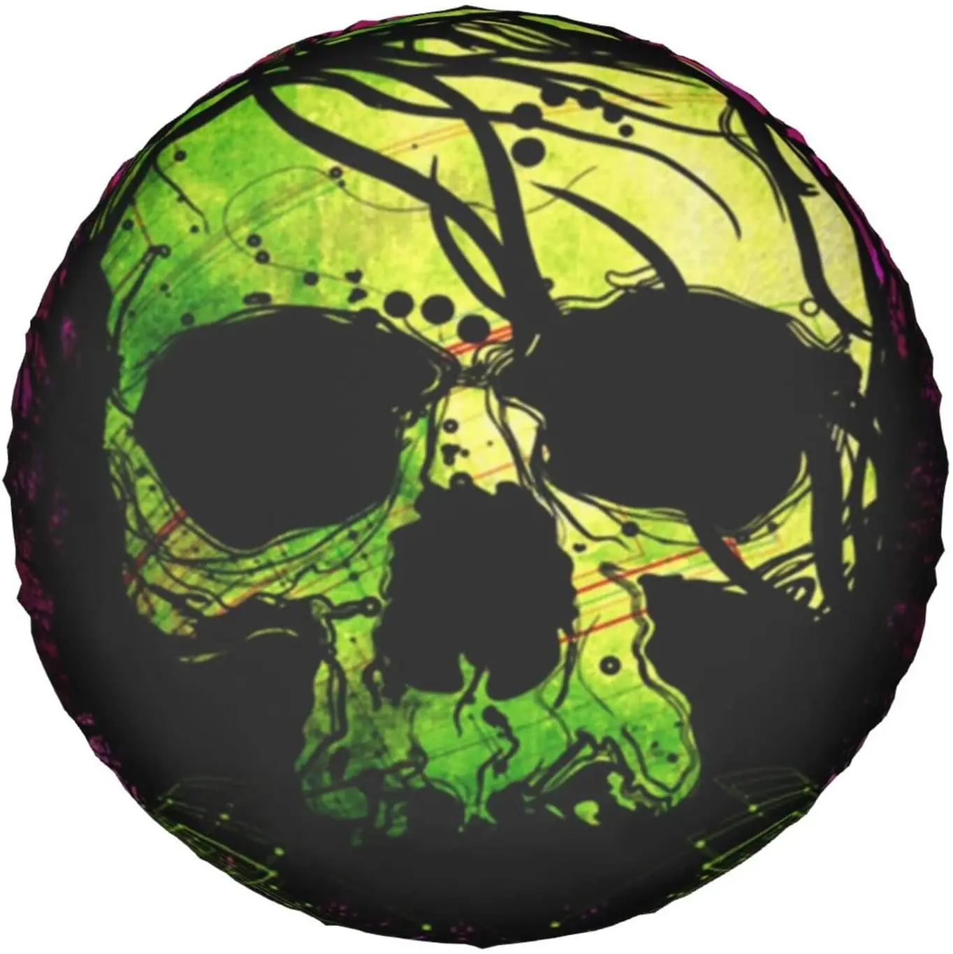 

YAZXHJAZ Universal Spare Tire Cover Wheel Tire Covers for Trailer Rv SUV Truck Camper Travel Trailer Accessories (14-17 in)