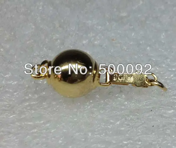 

AAA оптовая продажа 10 шт 9 мм Шаровая Застежка 14K позолоченная застежка