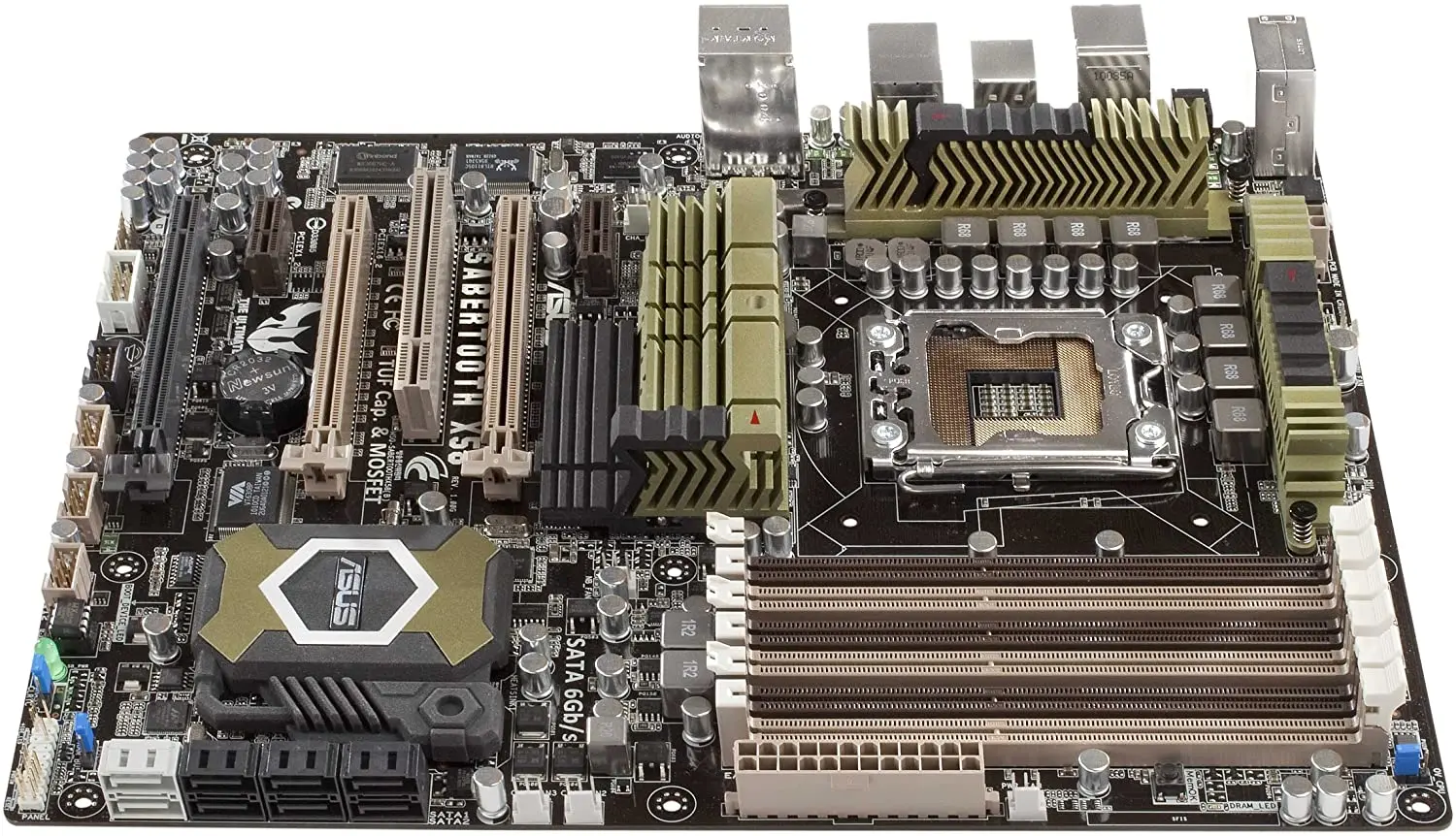 ASUS SaberTooth X58 LGA 1366 десктопная Материнская плата Intel DDR3 24 ГБ USB3.0 поддержка Core i7 940 Edition