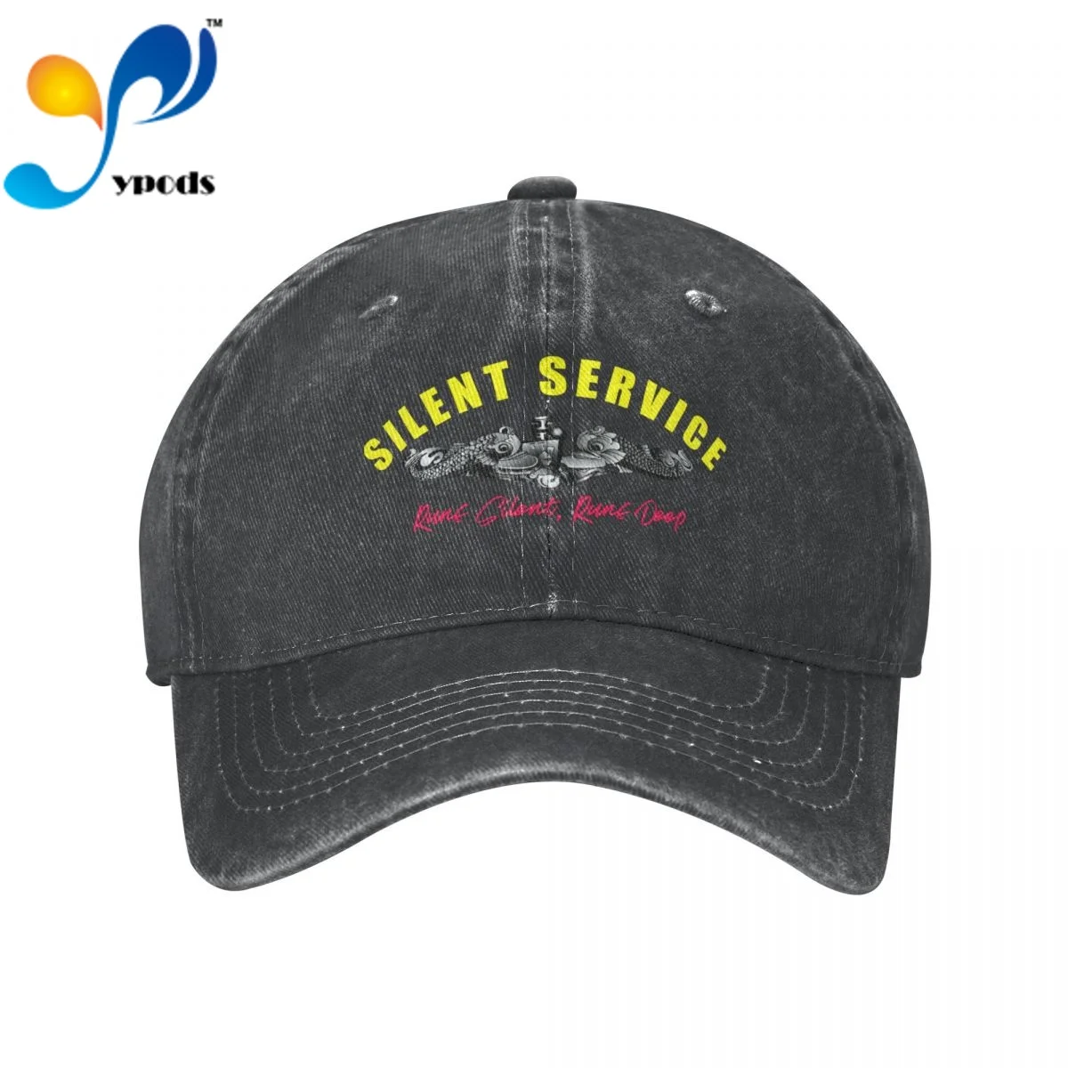 

Silent Service Runs Silent, Runs Deep Cotton Cap For Men Women Gorras Snapback Caps Baseball Caps Casquette Dad Hat