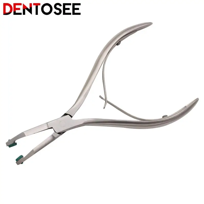 

1/3/5Pcs Dental Stainless Steel Crown Plier Remover with Green Rubber Tipped Durable Dentist Tools