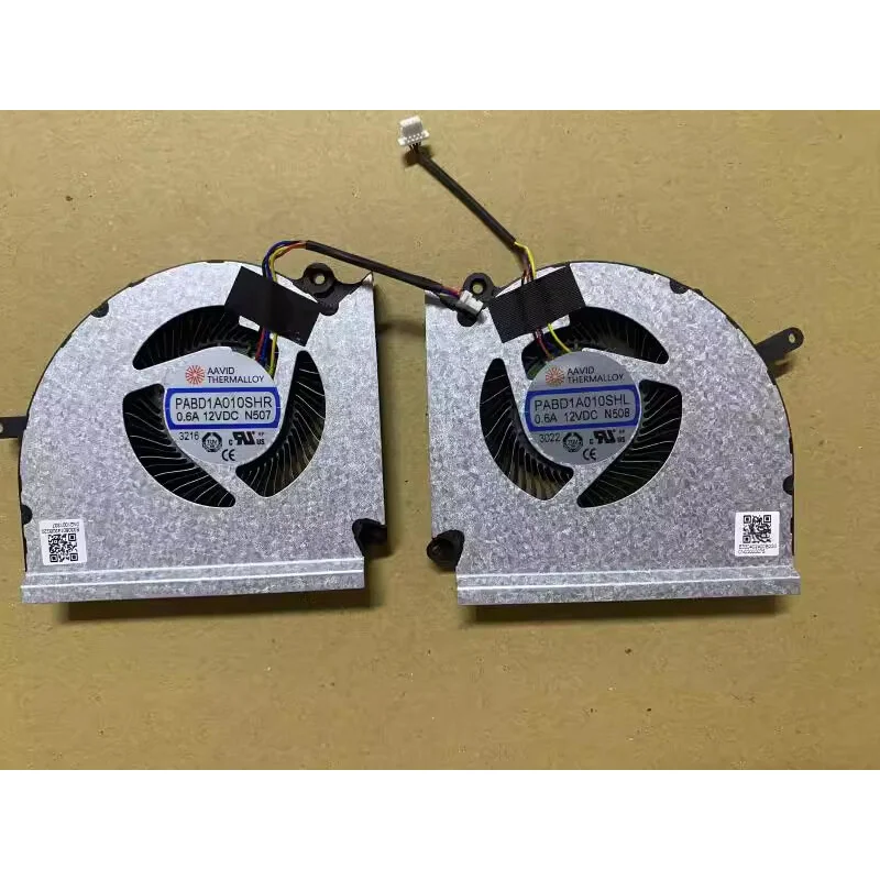 Новый вентилятор для процессора и графического MSI MS-17S1 17S2 GE78HX GP78HX DC12V PABD1A010SHR N507 N508