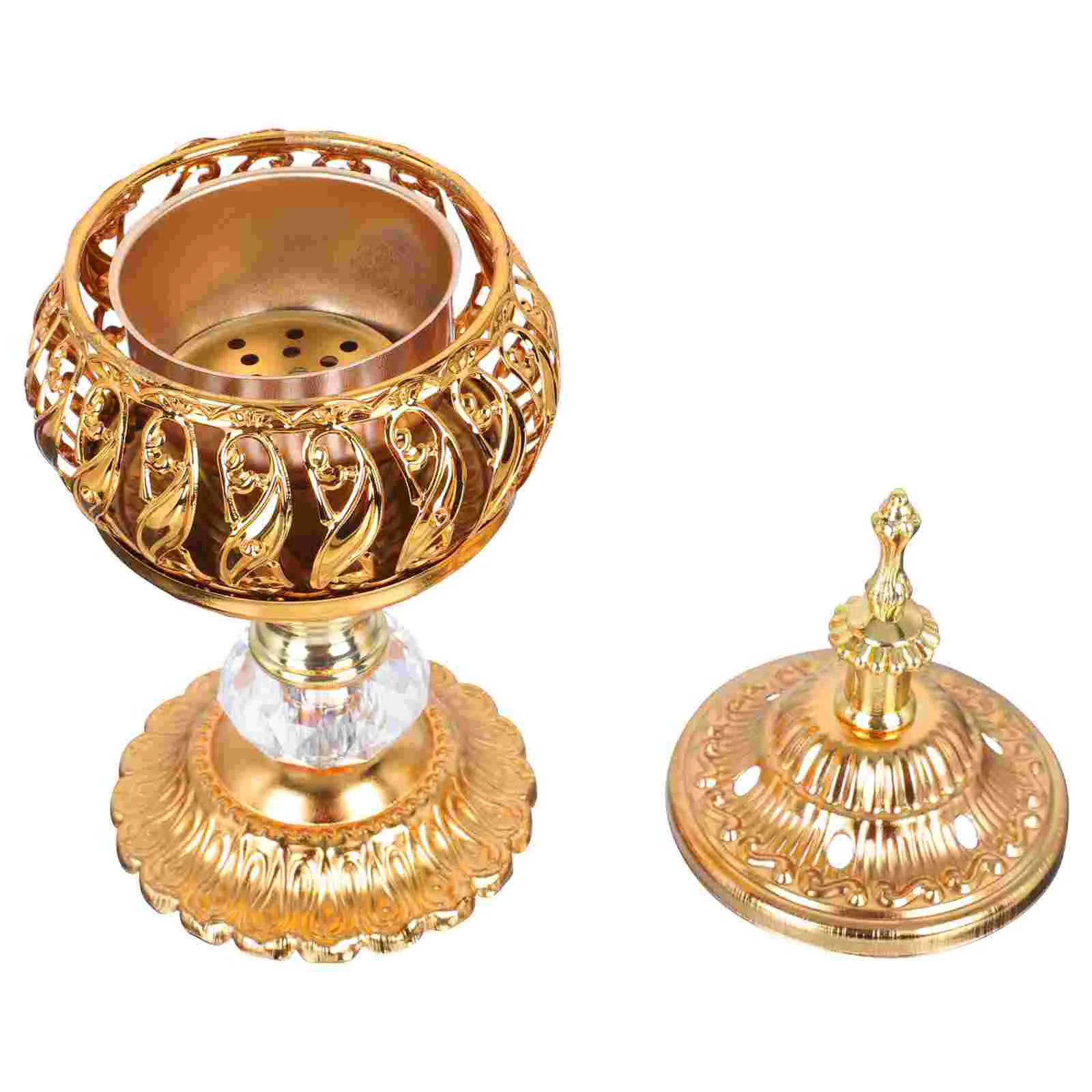 

Burner Holder Censersticks Arabian Bakhoor Cone Charcoal Metal Stick Middle East Frankincense Cones Bowl Funmaker Catcher Aroma