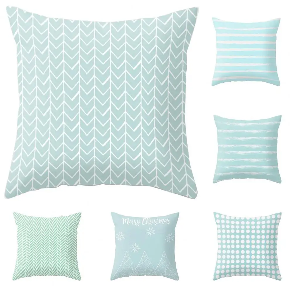 

Scratch-resistant Multi Styles Floral Pattern Mixed Cushion Throw Case for Office