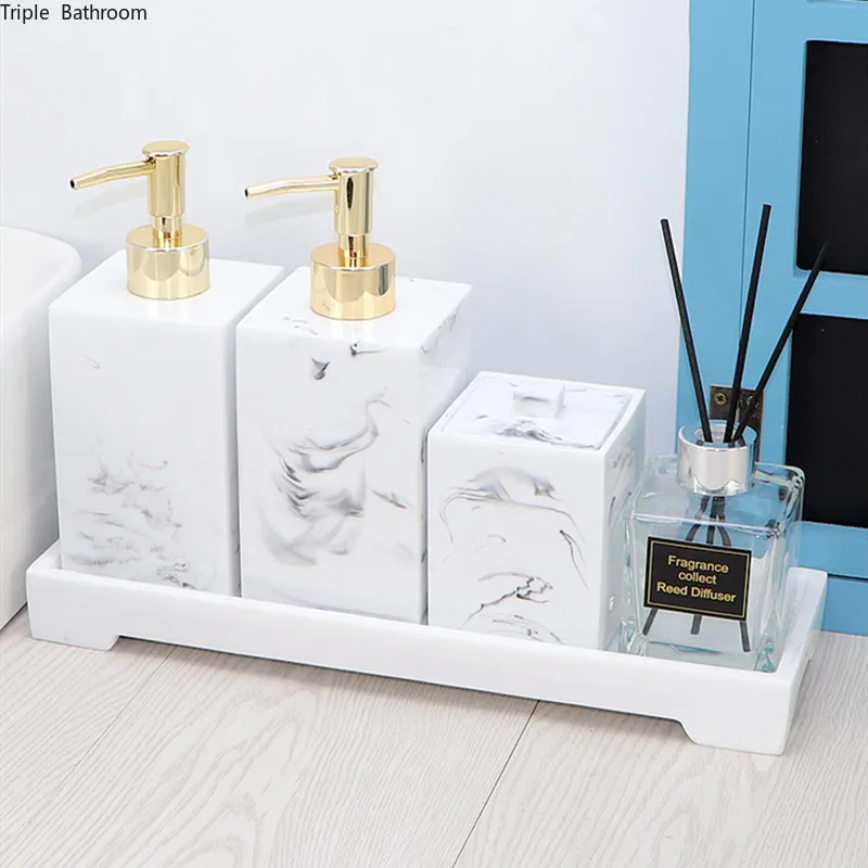 Светильник роскошный семейный набор керамический держатель для мыла зубной