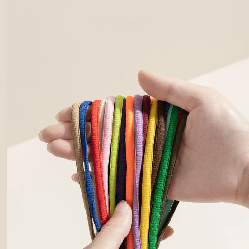 1пара/лот шнурков Многоцветный полиэстерный материал троса полукруглый для мужских и женских обуви 120-160см Подходит для Nike/New Balance вкл.