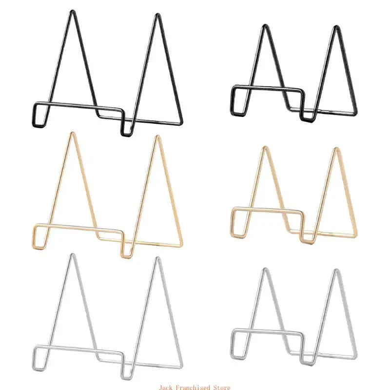 Геометрическая подставка чистый цвет настольный журнал держатель для дисплея