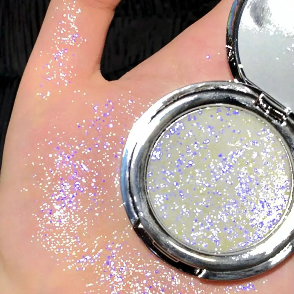 

Durable Glitter EyeShadow Monochrome Smooth powder Pearlescent Sequin Midnight Party EyeShadow Makeup Long Lasting Eye Cosmetics