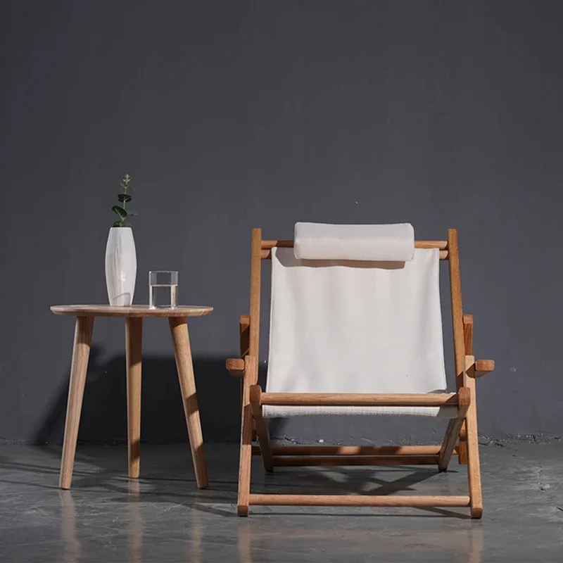 Деревянные шезлонги для путешествий складное кресло балкон домашние отель