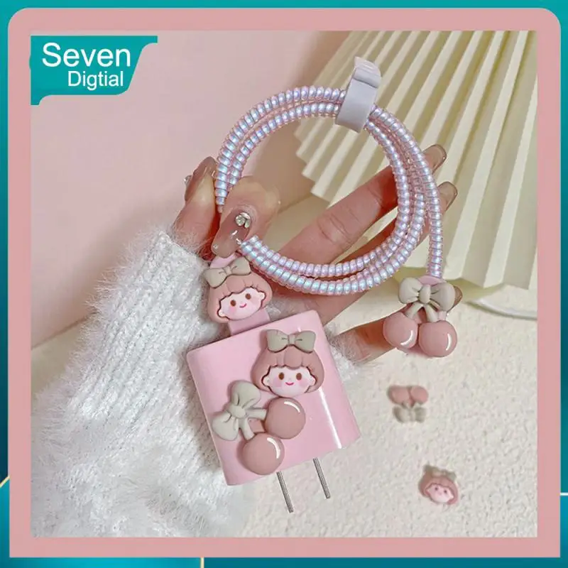 

Does Not Affect Charging Protective Sleeve Cartoon Cartoon Cute And Charming Accurate Mold Opening Protector Winder Spare Parts