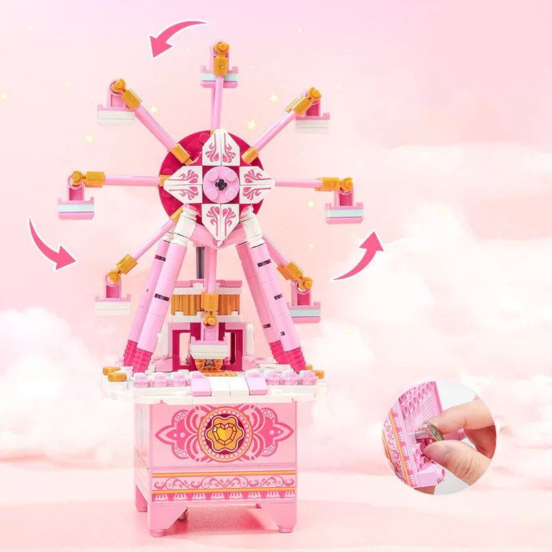 Аниме Keeppley сборные строительные блоки Dreamland музыкальная шкатулка женская модель