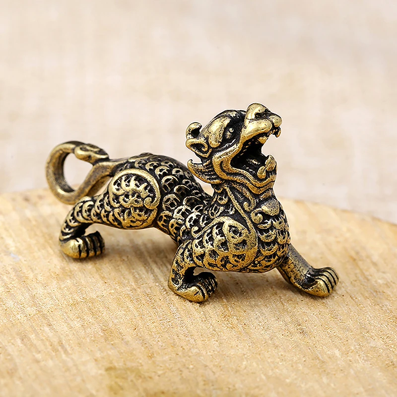 Новые Латунные Украшения золотистые фэншуй счастливый Кайлин старинные ремесла
