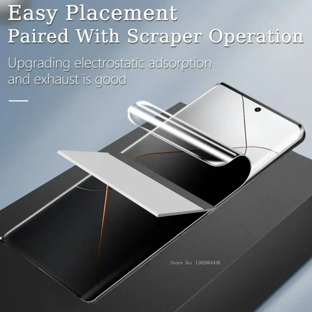 3 шт. изогнутая антишпионская гидрогелевая пленка для Vivo IQOO 12 11 9 8 Pro защитные