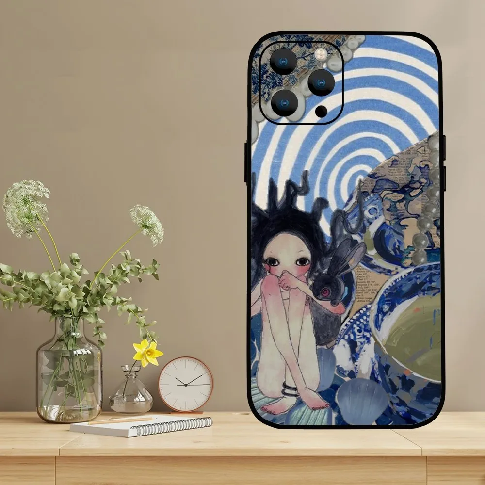 Чехол для телефона с художественной картиной Aya Takano Samsung Galaxy S24 S23 S22 S21 S20 Ultra Plus S20FE FE