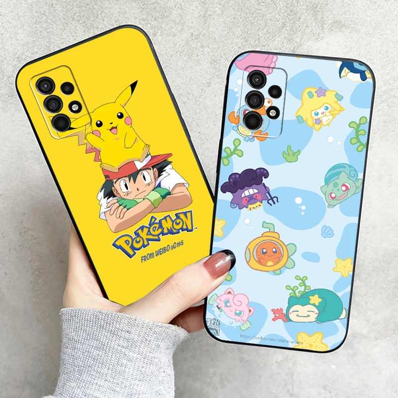 

Cartoon Pokémon Phone Case For Samsung Galaxy S8 S9 S10 Plus S10E S10 Lite S10 5G Funda Back Carcasa Soft Silicone Cover Coque