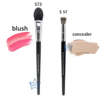 s73 cream blush brush cream blush brush small precision blush brush synthetic hair liquid blush brush face blush makeup tool