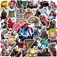 103050pcs marvel movies thor love and thunder stickers for laptop skateboard water bottle cartoon waterproof kids sticker toy