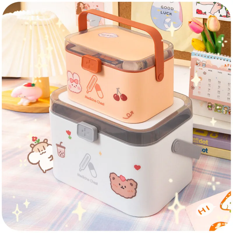 

Medical Box, Cute Family Pack, Home Student Dormitory, Medical Bag, Medicine, Medicine Storage Box, Special Small Portable