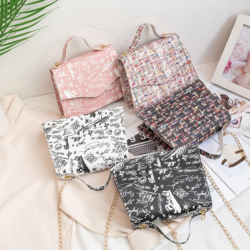 

Oswego Women's Bag Personality Color Shoulder Bag Cover Small Square Bag Cross-border 2022 Korean Diagonal Coin Purse Trend