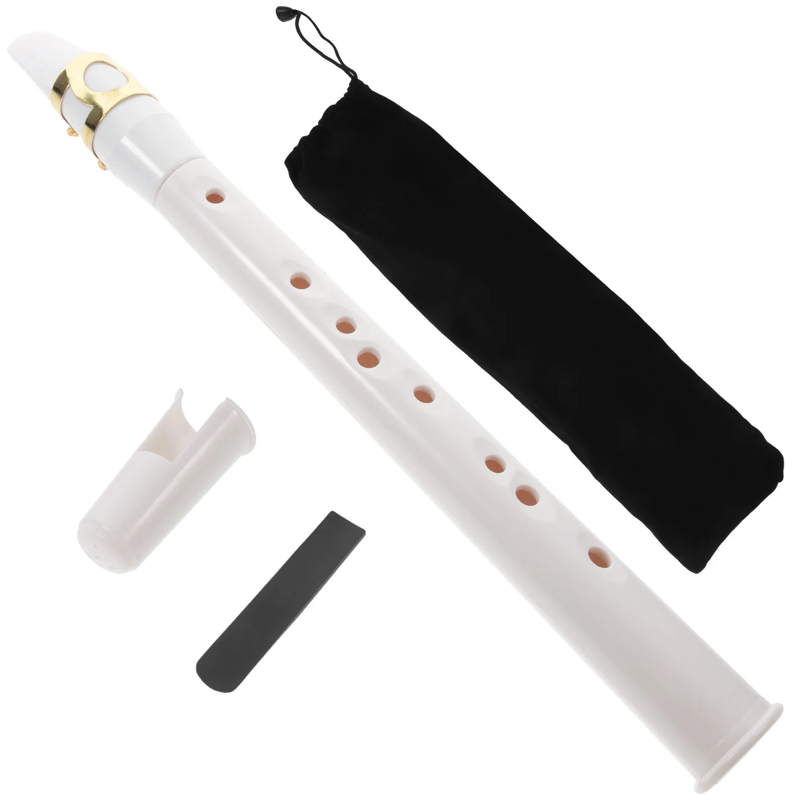 

Children's Claritan Mini Saxophone Portable Instrument Music Durable White Abs Simple Student Mouthpiece