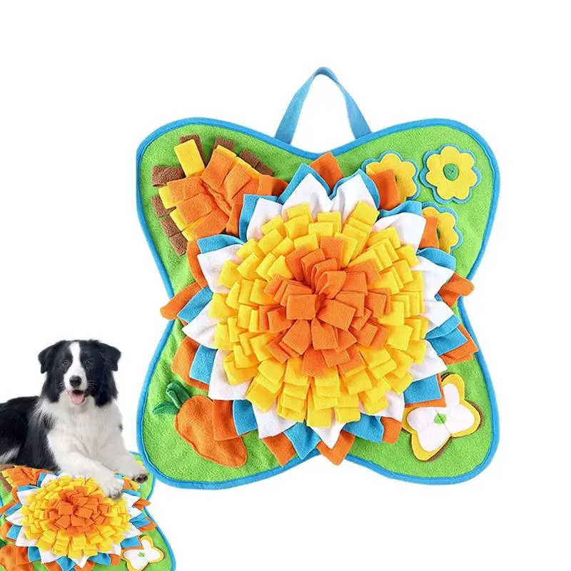 

Dog Sniff Mat Pets For Foraging Interactive Feed Game For Boredom Non-Slip Pet Snuffle Pad For Pets Rabbits Guinea Pigs