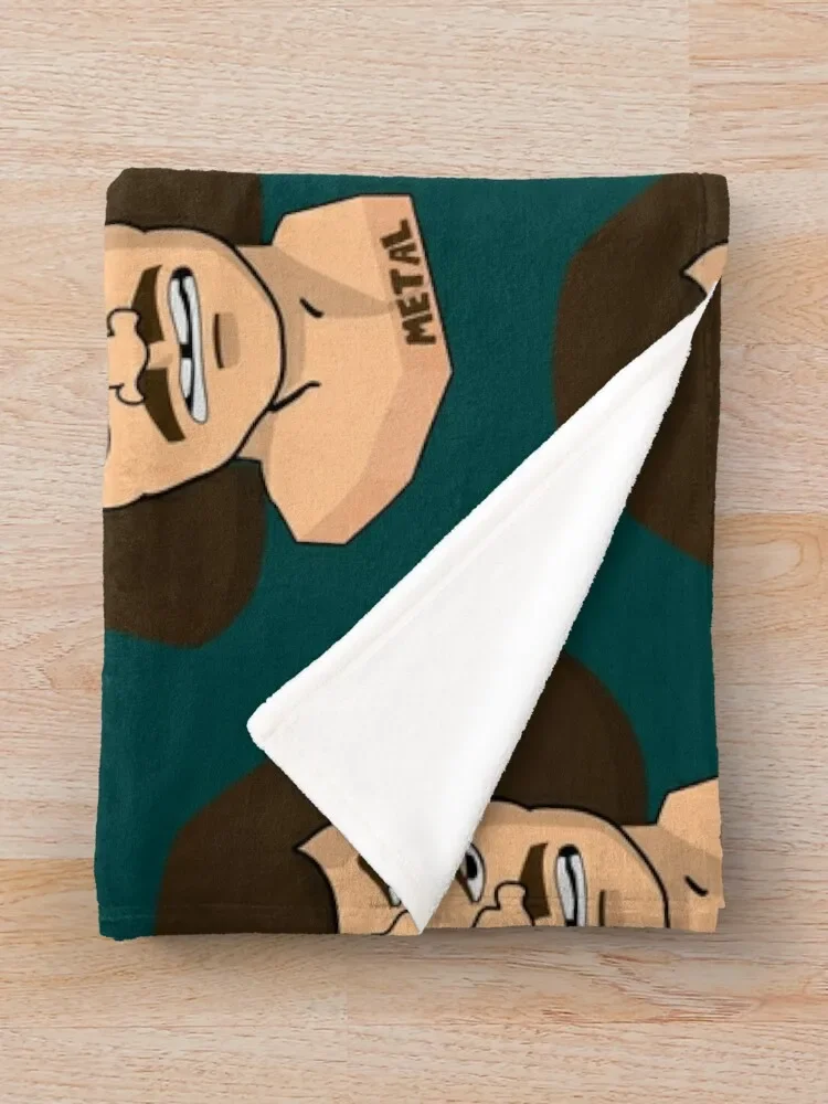 Металлическая скульптура Вильяма убийцы плед Пляжное туристическое Фланелевое