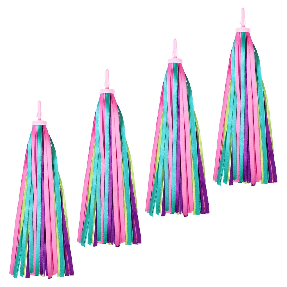 

2 Pairs Scooter Tassel Bike Accessories Kids Kids Ribbon Scooter Accessories Kids Bike Streamer Girl Scooter Streamers