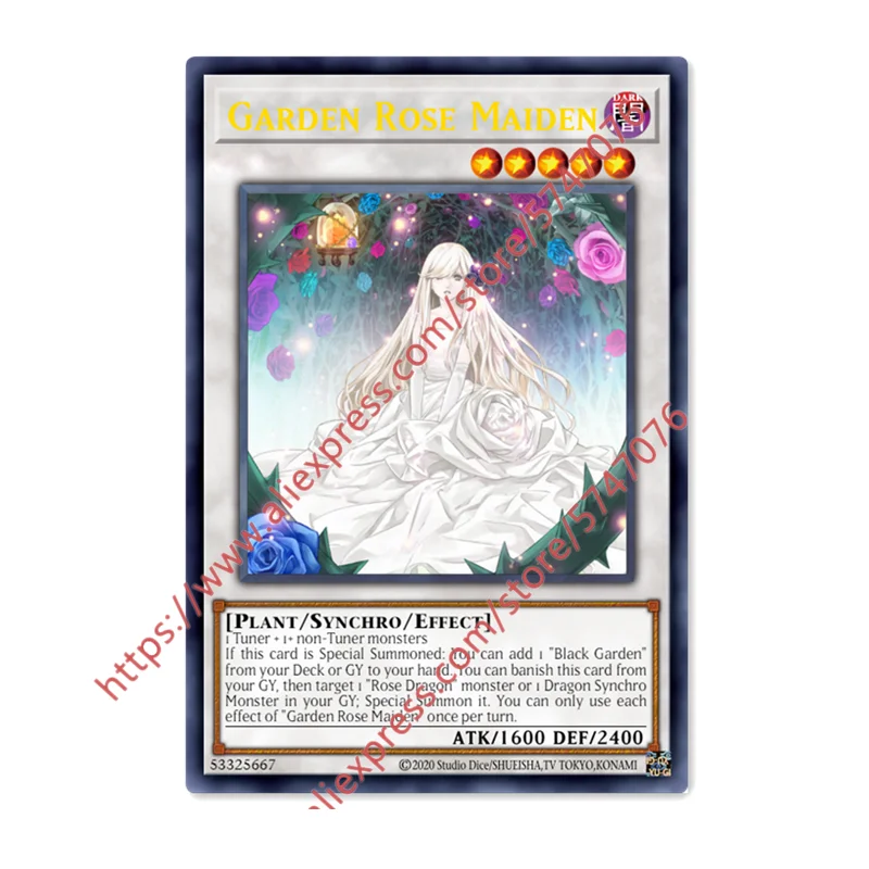 

Yu Gi Oh Garden Rose Maiden SR Japanese English DIY Toys Hobbies Hobby Collectibles Game Collection Anime Cards