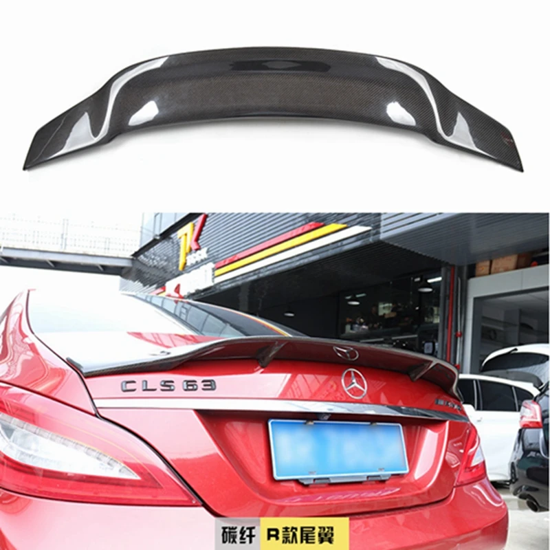 

Carbon Fiber / FRP Rear Trunk Spoiler Boot Lip Wing for Mercedes-Benz W218 CLS350 CLS400 CLS500 CLS63 Sedan 2012 - 2017