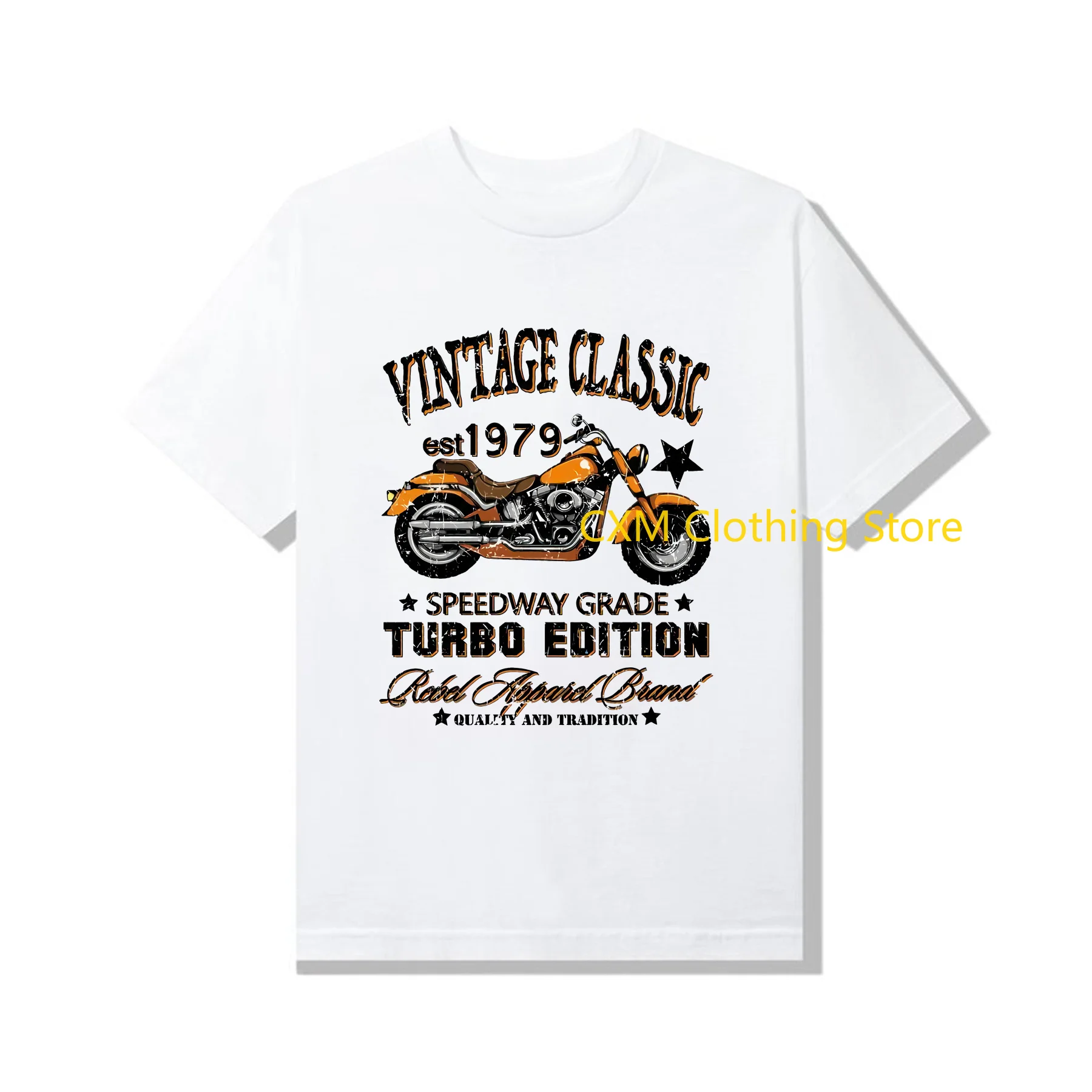 

Vintage Classic Mens Motorbike Motorcycle Indian Custom Tee Male T Shirt Casual Unique Oversized T-shirt Men Biker T-shirts