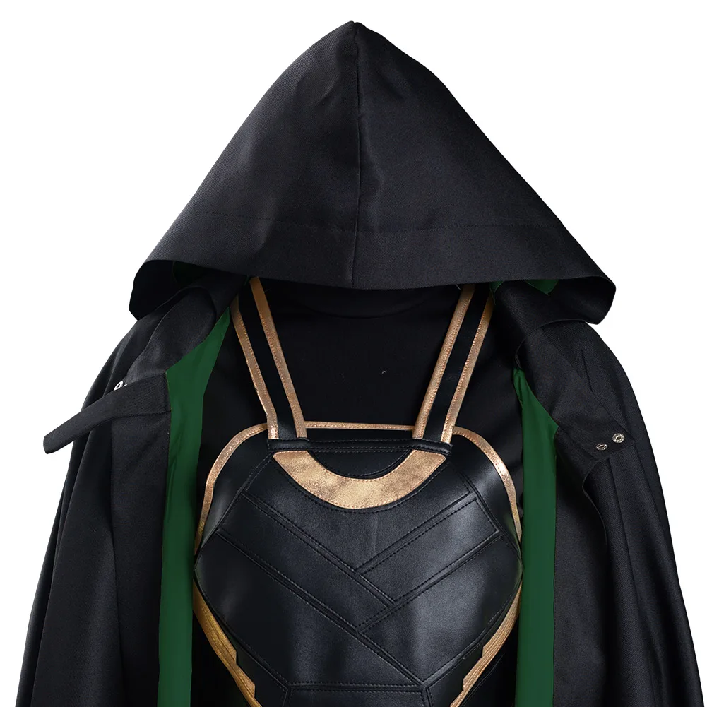 Сильви Косплей Костюм Фильм Локи Маскировка Супер злодей Одежда для ролевых игр