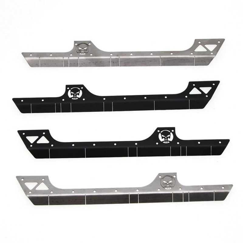 

2 шт. для Wrangler боковая юбка Surround SCX10 90046 90047 имитация подъема автомобиля 313 Замена колесной базы, серебристый