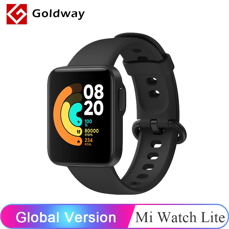 

Умные часы Xiaomi Mi Watch Lite, GPS, дисплей 1,4 дюйма, фитнес-трекер Mi Band, Bluetooth, водонепроницаемый