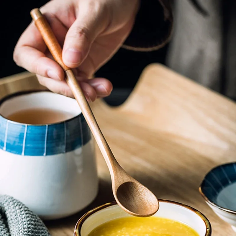 6 шт. деревянные чайные ложки