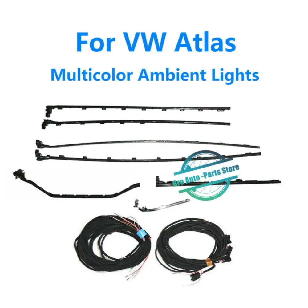 

Подходит для VW Atlas оригинальный атмосферный свет модифицированный интерьер автомобиля центральное управление четырехдверный многоцветный атмосферный свет