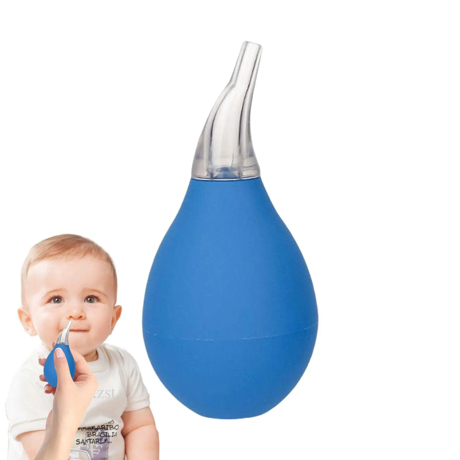 

1Pc New Born Silicone Kids Safety Nose Cleaner Manual Snot Vacuum Suction Soft Children Nasal Aspirator Baby Care Accessories