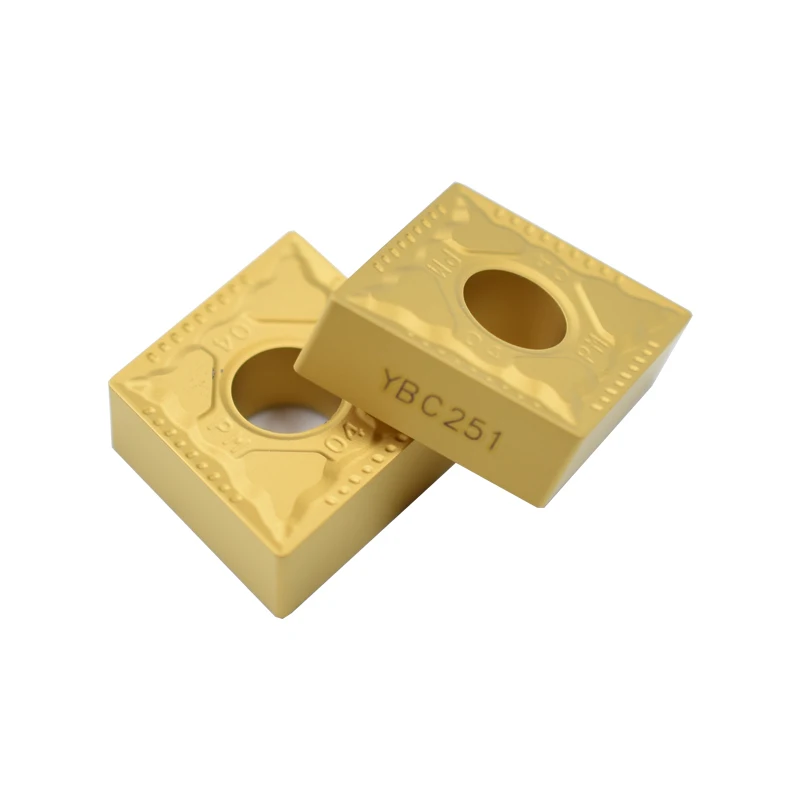 Оригинальный ZCCCT CNMG 120404 -PM YBC152 Токарные пластины из карбида вольфрама для