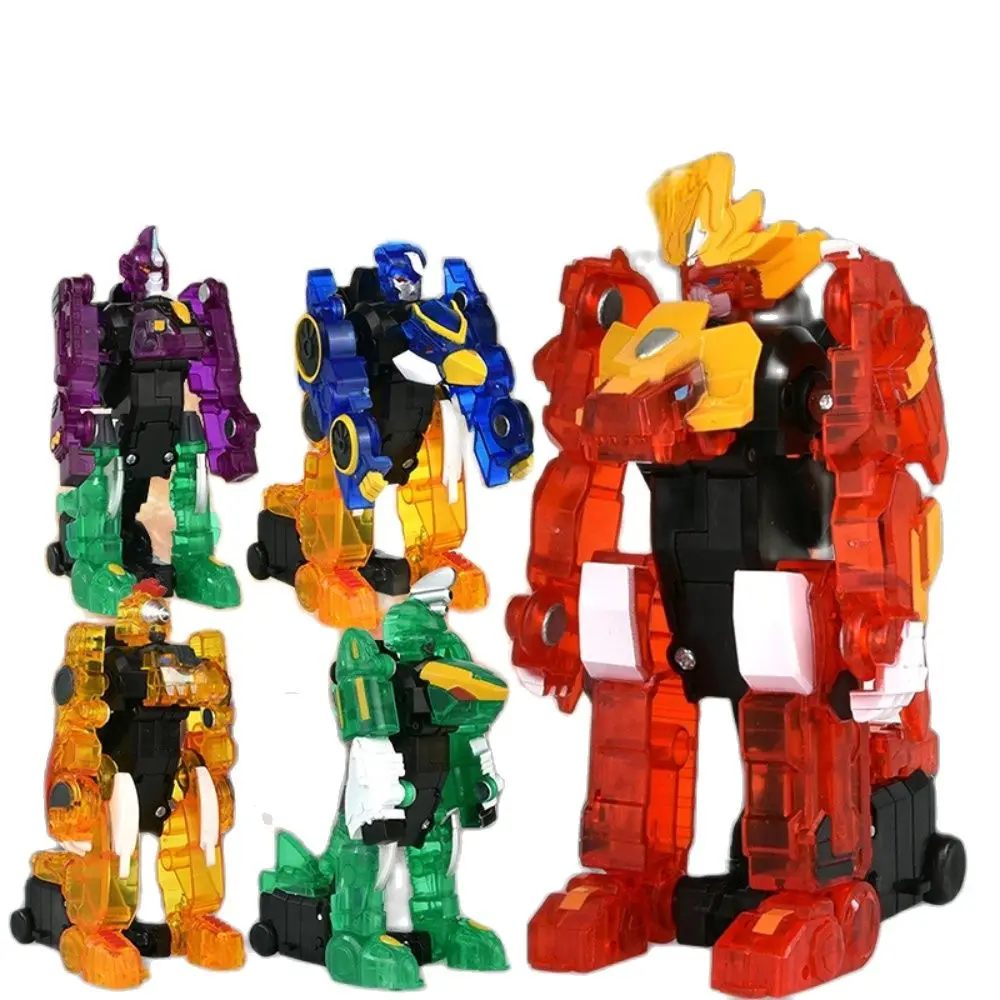 

Fit Swap Transformation Fire Lion Mecha Robot Boy Toy for Children Christmas Gifts