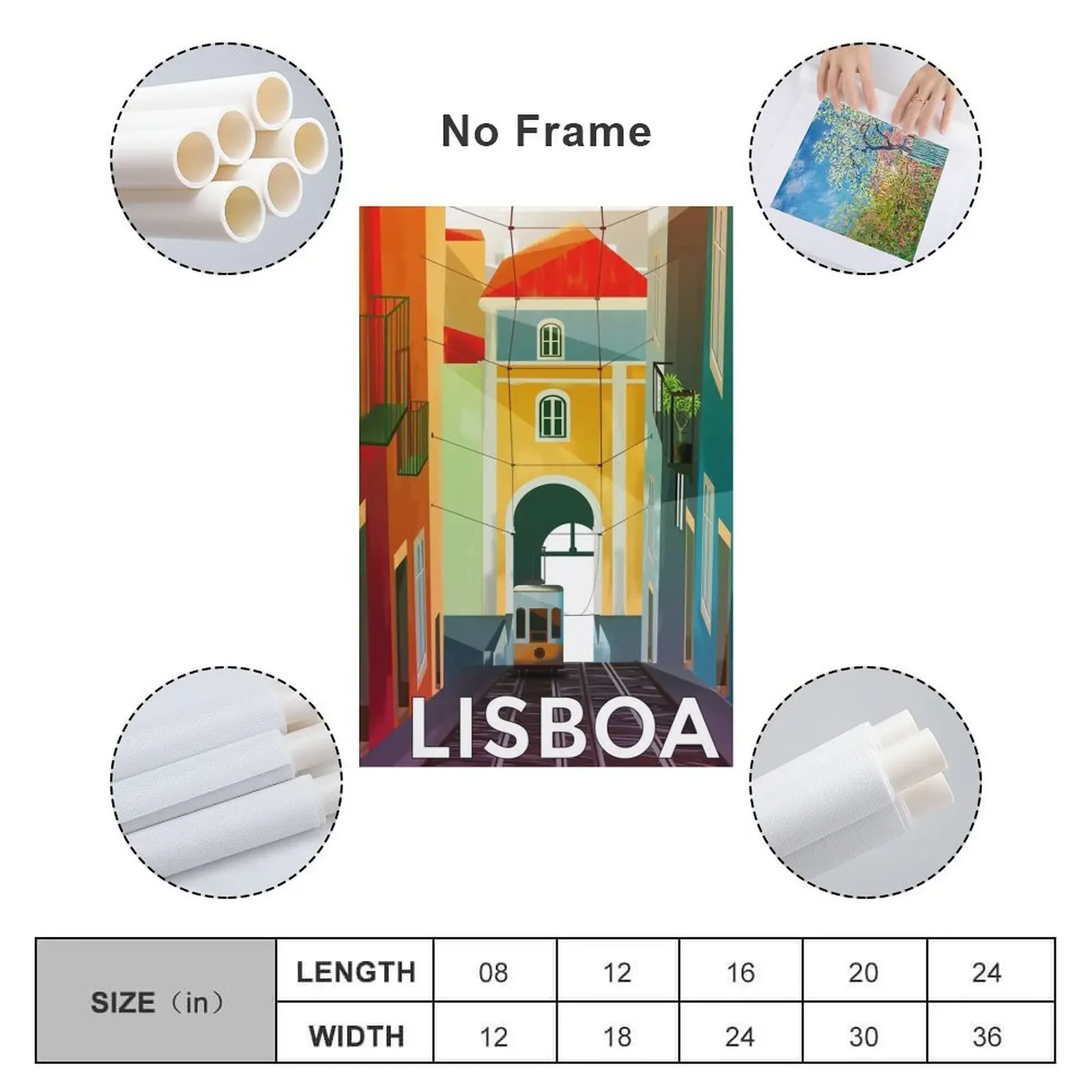 LIsboa lisbon винтажный туристический постер картина на холсте декоративная декор