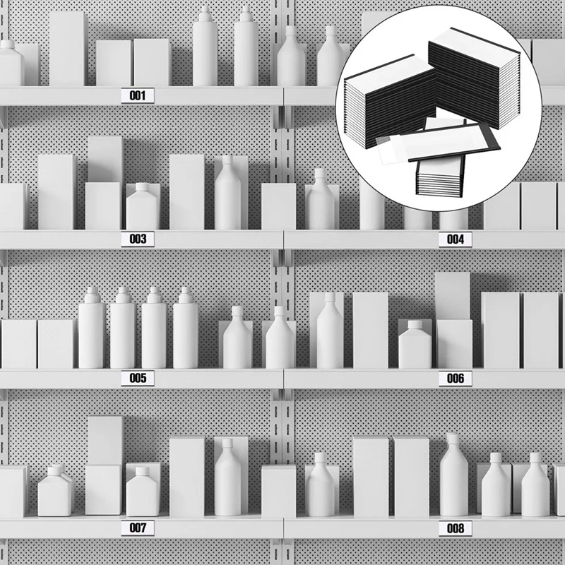 Магнитные держатели для этикеток 4X2 дюйма C-образные с прозрачными пластиковыми