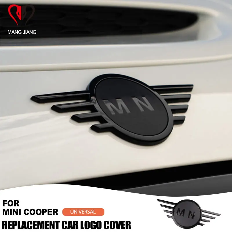 

Car Replacement Badge Emblem Logo Cover For Mini Cooper F55 F56 F57 R55 R56 ABS Head Rear Exterior Stickers Auto Accessories