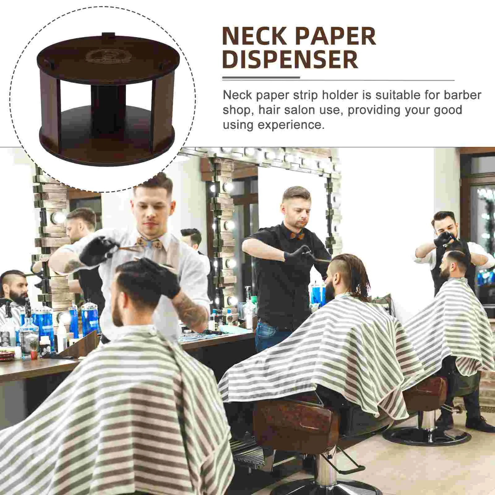 Рулонная бумажная коробка шейный кронштейн трубка диспенсер для детского салона