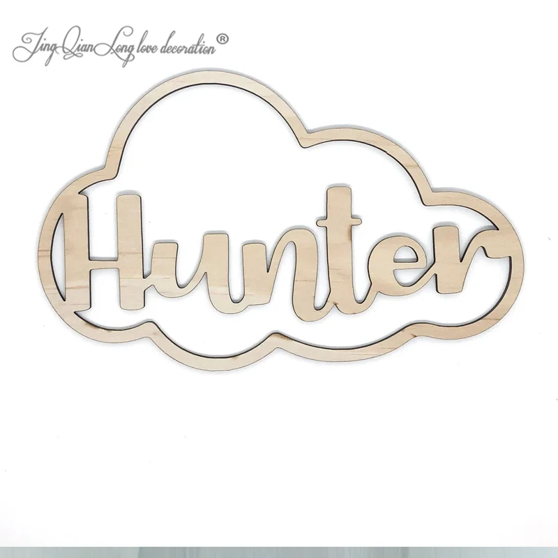 Изготовленные на заказ Персонализированные деревянные таблички с именами