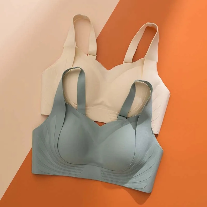 Бюстгальтер женский бесшовный пуш-ап без косточек, чашка A B 85