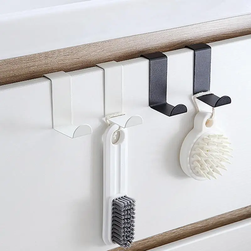 

Over The Door Hooks Z Shape Nail-Free Hook Organizer For Cabinet Tower Hanger Household Utility Hooks For Bedroom Living Room