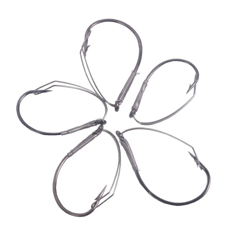 

10pcs/Box Fishing Hooks Barbed Fishig Gap High Carbon Steel Hook Hooks Wacky Weedless Wide Useful Reliable Use