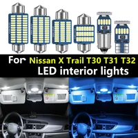 for nissan x trail x trail t30 t31 t32 2001 2020 vehicles led interior dome map roof light box light kit car light accessories