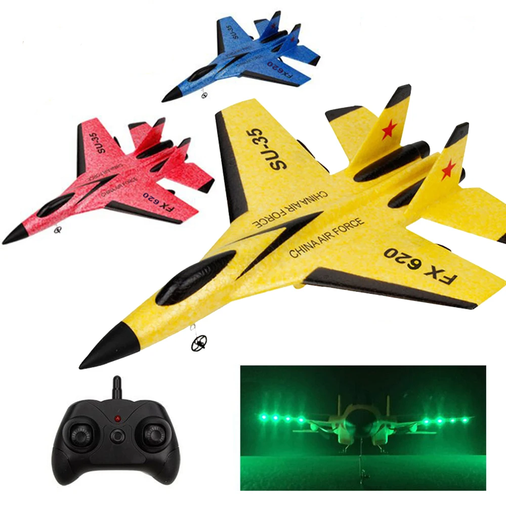 

SU-35 RC Plane 2.4G Airplane Remote Control Fighter Hobby Drone Glider Airplane EPP Foam Aircraft Toys RC Plane Toys For Kids