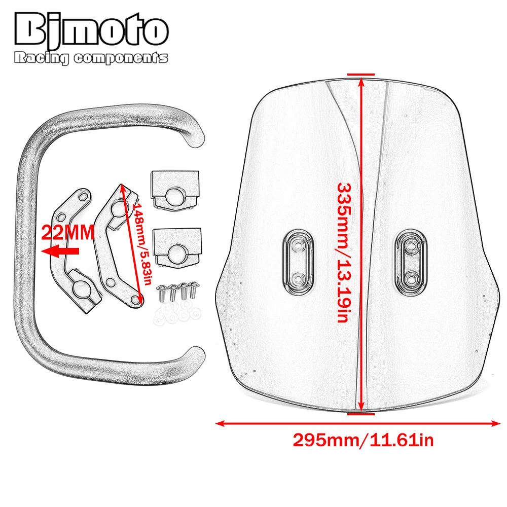 Лобовое стекло CT125 CT 125 2023 2024 для мотоцикла уличного велосипеда ветровое Honda CT-125 2020